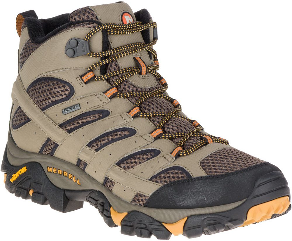 Merrell Hiking Boots Brown - Moab 2 Mid GORE-TEX® - Mens 28DSQHXTV